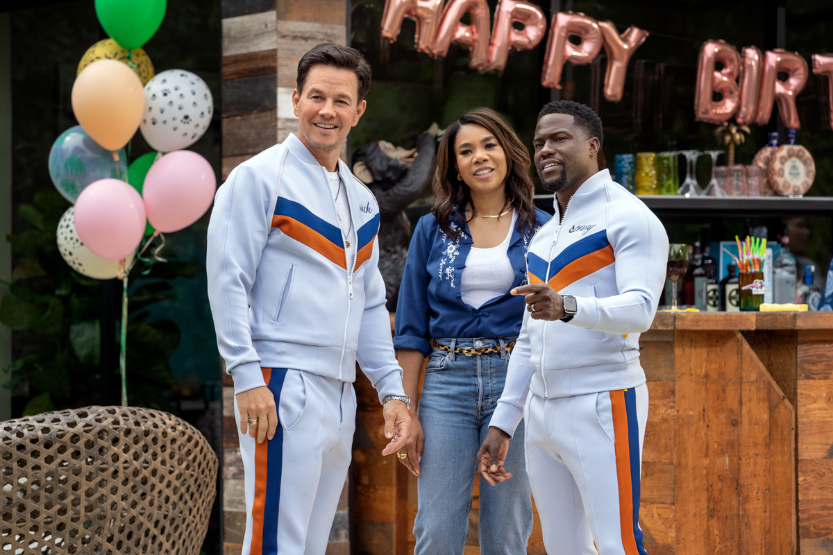 Mark Wahlberg, Regina Hall and Kevin Hart in Me Time