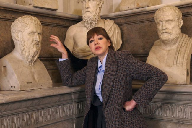 Philomena Cunk (Diane Morgan) is here to show how far humanity has come — or not — in this witty mockumentary tracing the history of civilization.
