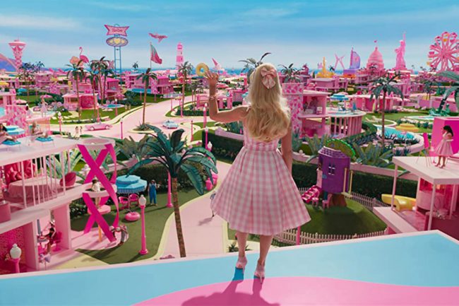Director Greta Gerwig’s Barbie stars Margot Robbie as the iconic doll and Ryan Gosling as Ken. The cast also includes Issa Rae, Simu Liu, Will Ferrell, Kate McKinnon, Michael Cera and America Ferrera.