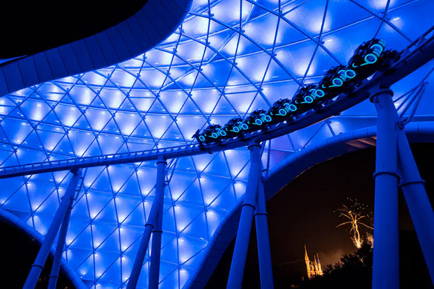 TRON Lightcycle / Run at Walt Disney World in Florida