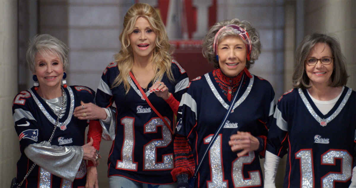 Rita Moreno, Jane Fonda, Lily Tomlin and Sally Field in 80 for Brady