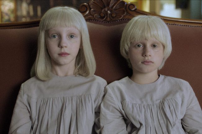 After a traumatic miscarriage, a young couple adopts two peculiar twins from a convent whose obsession with religion soon disturbs the family.