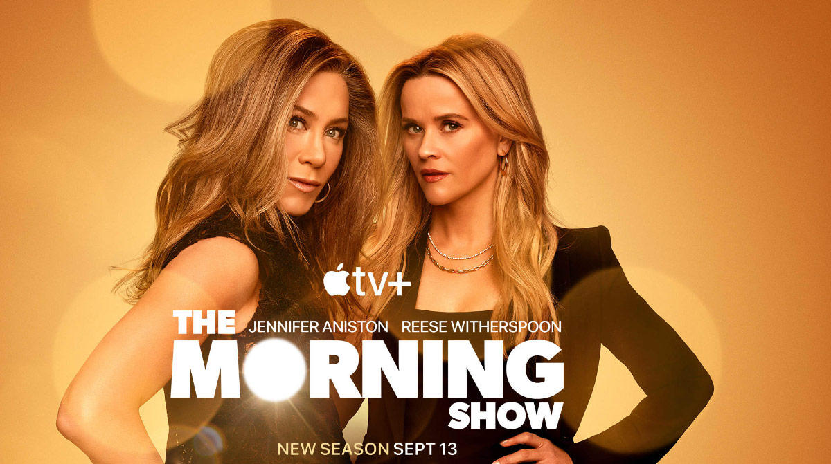 Jennifer Aniston and Reese Witherspoon in The Morning Show