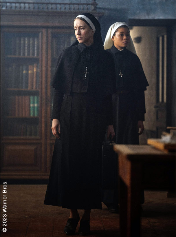 Taissa Farmiga, Storm Reid in The Nun II