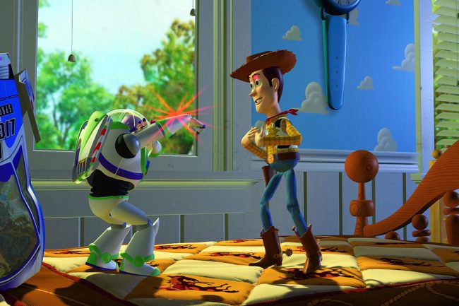 The juxtaposing films Toy Story (1995) and Casino (1995) hit theaters the same day, and have succeeded in their own rights. Toy Story has gone on to become one of Disney’s most successful franchises, and with three film installments, the story of Woody and Buzz is adored by generations.