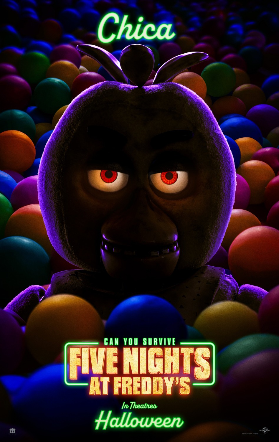 Five Nights at Freddy's character poster