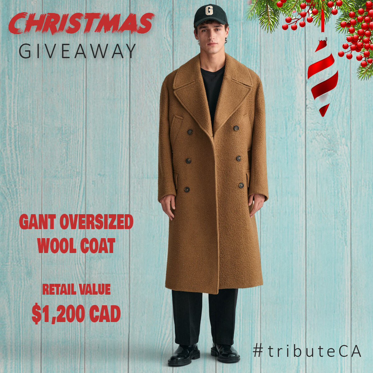 Christmas Giveaway: Gant Wool Coat