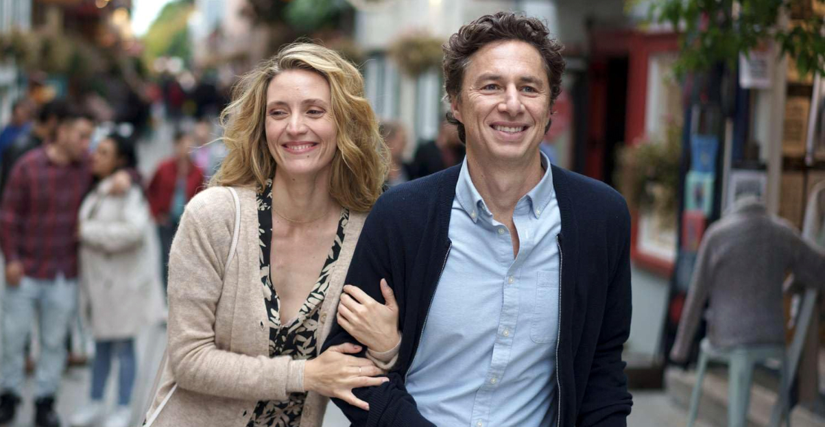 Evelyne Brochu and Zach Braff in French Girl