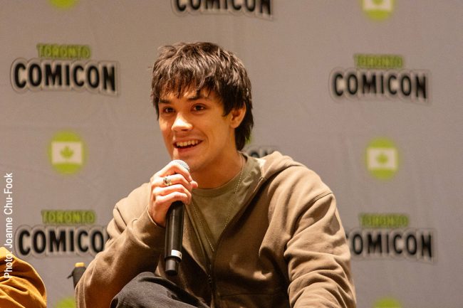 Ian Ousley answers a fan question during the Avatar: The Last Airbender panel. The hit Netflix series has been renewed for two more seasons. 