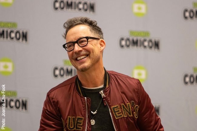 Canadian actor Tom Cavanagh chatted about starring on two series: Ed and The Flash, during his panel. 