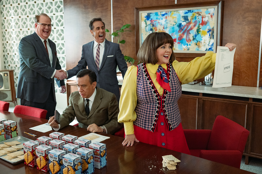 Jim Gaffigan, Fred Armisen, Jerry Seinfeld and Melissa McCarthy in Unfrosted