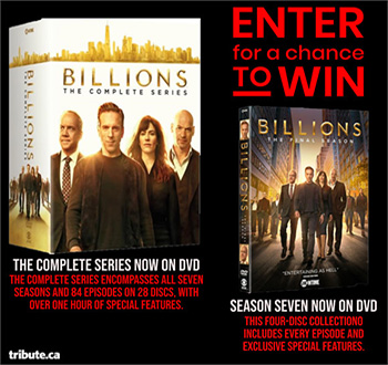 Billions Complete Series & Final Season DVD Contest