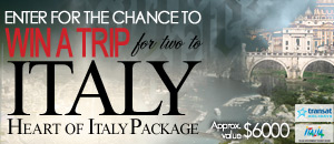 You could WIN a fabulous Angels and Demons inspired trip for two to Italy!