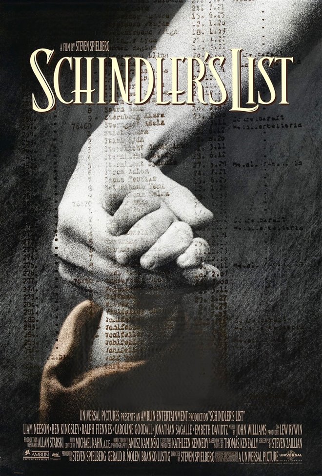 schindler s list movie poster