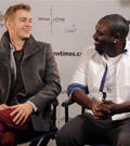 Hayden Christensen & Akon Interview - American Heist