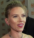 Scarlett Johansson on the 'Jojo Rabbit' red carpet
