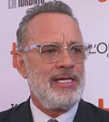 Tom Hanks on the red carpet at the premiere of 'A Beautiful Day in the Neighborhood'