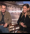 Sam Rockwell & Hilary Swank (Conviction) Interview