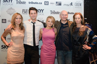 The cast and director of Burning Man