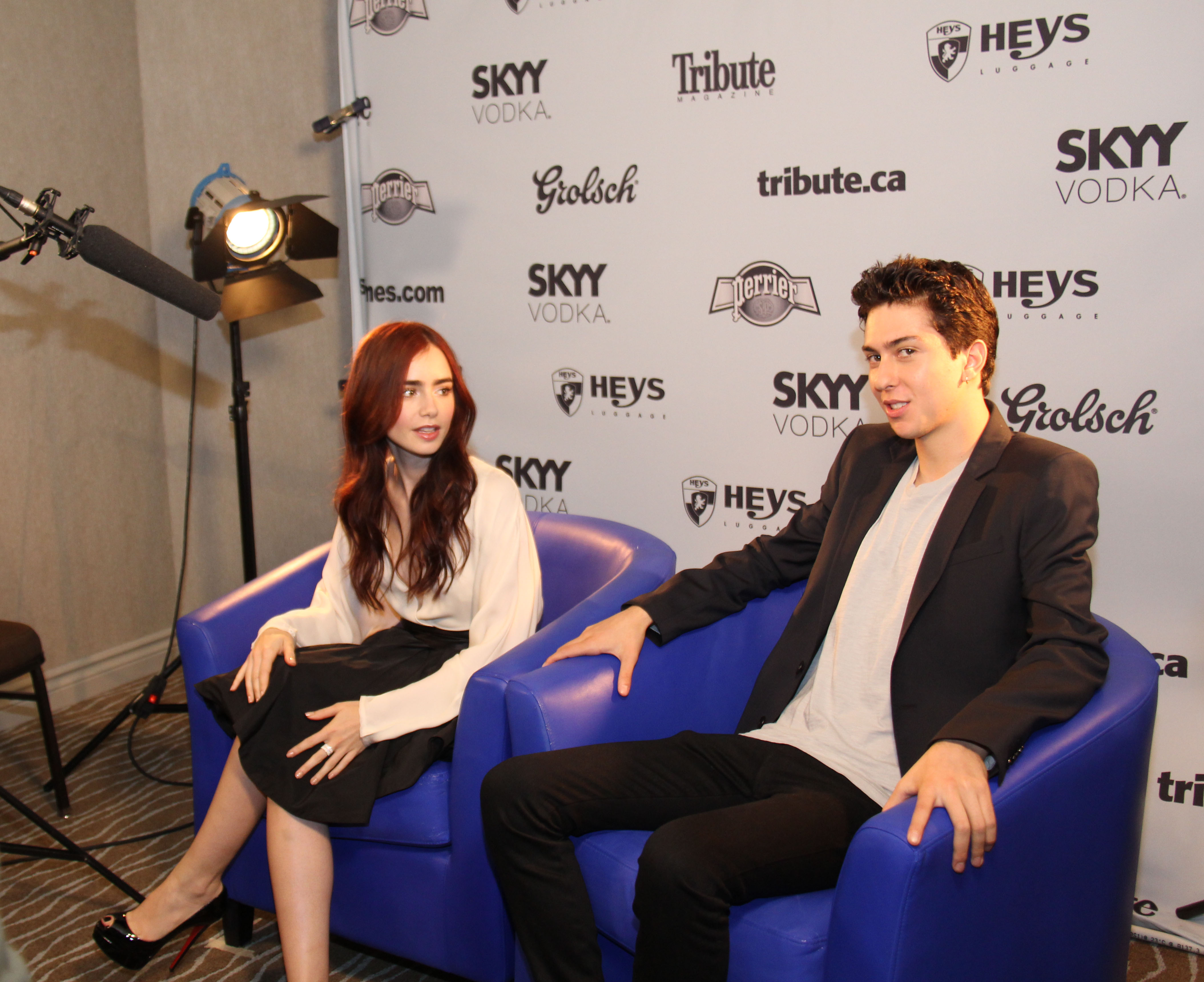 Tribute Talking To Lily Collins And Nat Wolff Toronto International Film Festival Tiff