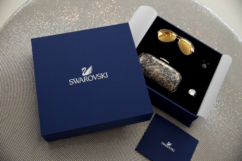 Swarovski provided a select number of celebs with this gift box in