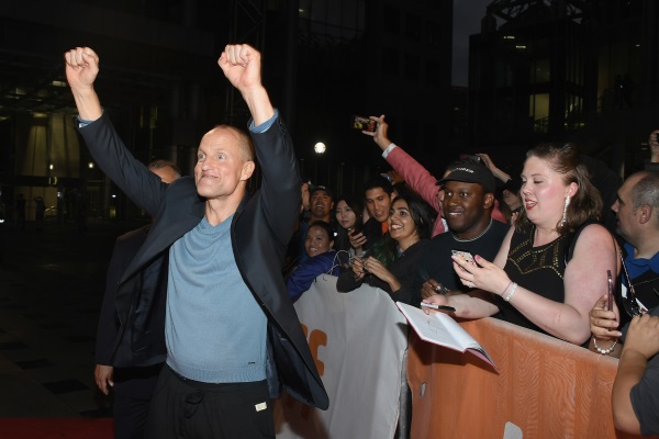 Woody Harrelson on the TIFF red carpet