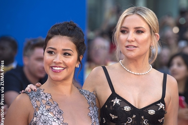 Kate Hudson and Gina Rodriguez at the TIFF premiere of Deepwater Horizon