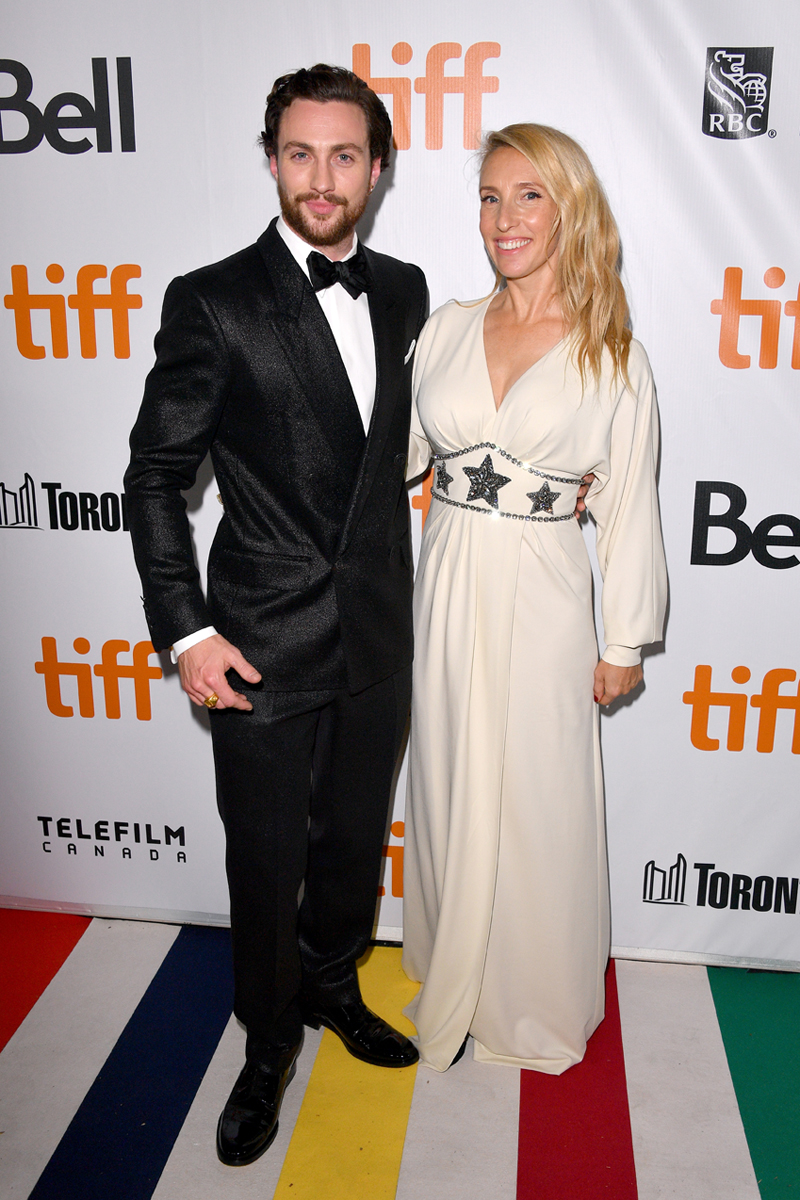 Outlaw King star Aaron Taylor-Johnson and wife Sam Taylor-Johnson