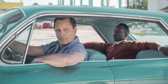 Viggo Mortensen and Mahershala Ali in Green Book